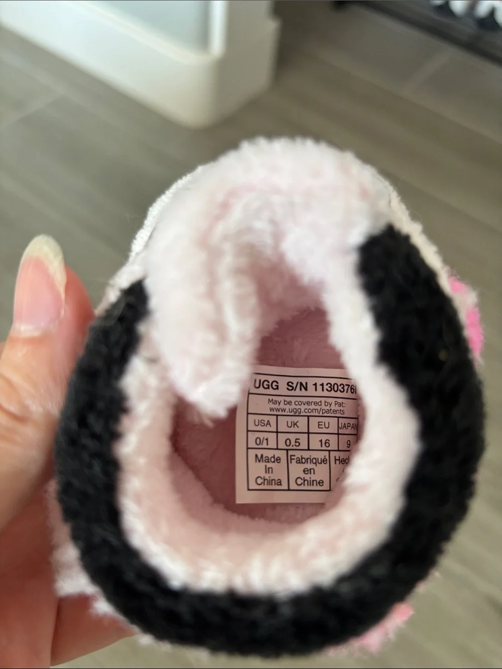 Baby Plush Animal Slippers - Pink Panda & Yellow Giraffe Set
